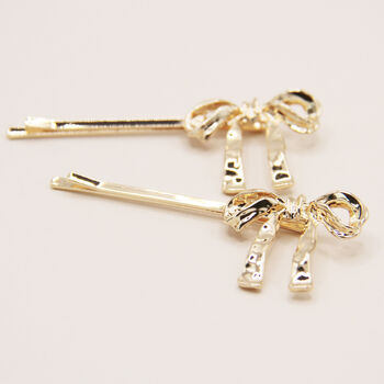 Set Of Two Bow Hair Slides, 5 of 5