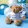 Keeleco Recycled Dougie Gift Bear 'Birthday Boy', thumbnail 1 of 4