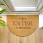 Personalised Half Moon House Number Indoor Doormat, thumbnail 3 of 7