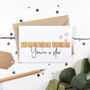 Thank You Wooden Tiles Card, thumbnail 1 of 2