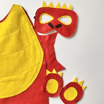 Felt Dragon Costume For Kids And Adults, 12 of 12