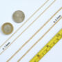Rope Chain Necklace In 9k Yellow Gold 18 Inches Long, thumbnail 4 of 5