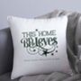This Home Believes Personalised Cushion, thumbnail 2 of 4