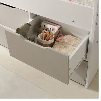 Lars Low Cabin Bed With Trundle And Storage Drawers, 4 of 5