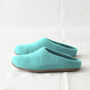Fair Trade Unisex Eco Felt Mule Slippers Ltd Edition Ss, thumbnail 5 of 12