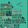 13 Valleys Lake District Poster Print, thumbnail 3 of 4
