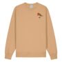 Adults Unisex Organic Cotton Embroidered Robin Christmas Jumper, thumbnail 12 of 12