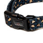Long Paws Funk The Dog Collar Leopard Green And Gold, thumbnail 7 of 7