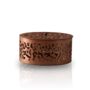 Round Abstract Cut Out Brass Box – Copper Finish, thumbnail 2 of 2