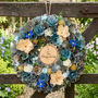 Personalised Ashbourne Floral Wreath, thumbnail 1 of 8