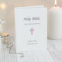 Personalised First Holy Communion Pink Cross Bible, thumbnail 1 of 8