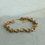 Gold Chunky Chain Bracelet, thumbnail 3 of 5