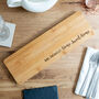 Personalised Home Sweet Home Bamboo Serving Board, thumbnail 1 of 5