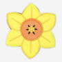 Hand Iced Daffodil March Birth Flower Letterbox Biscuit, thumbnail 2 of 5