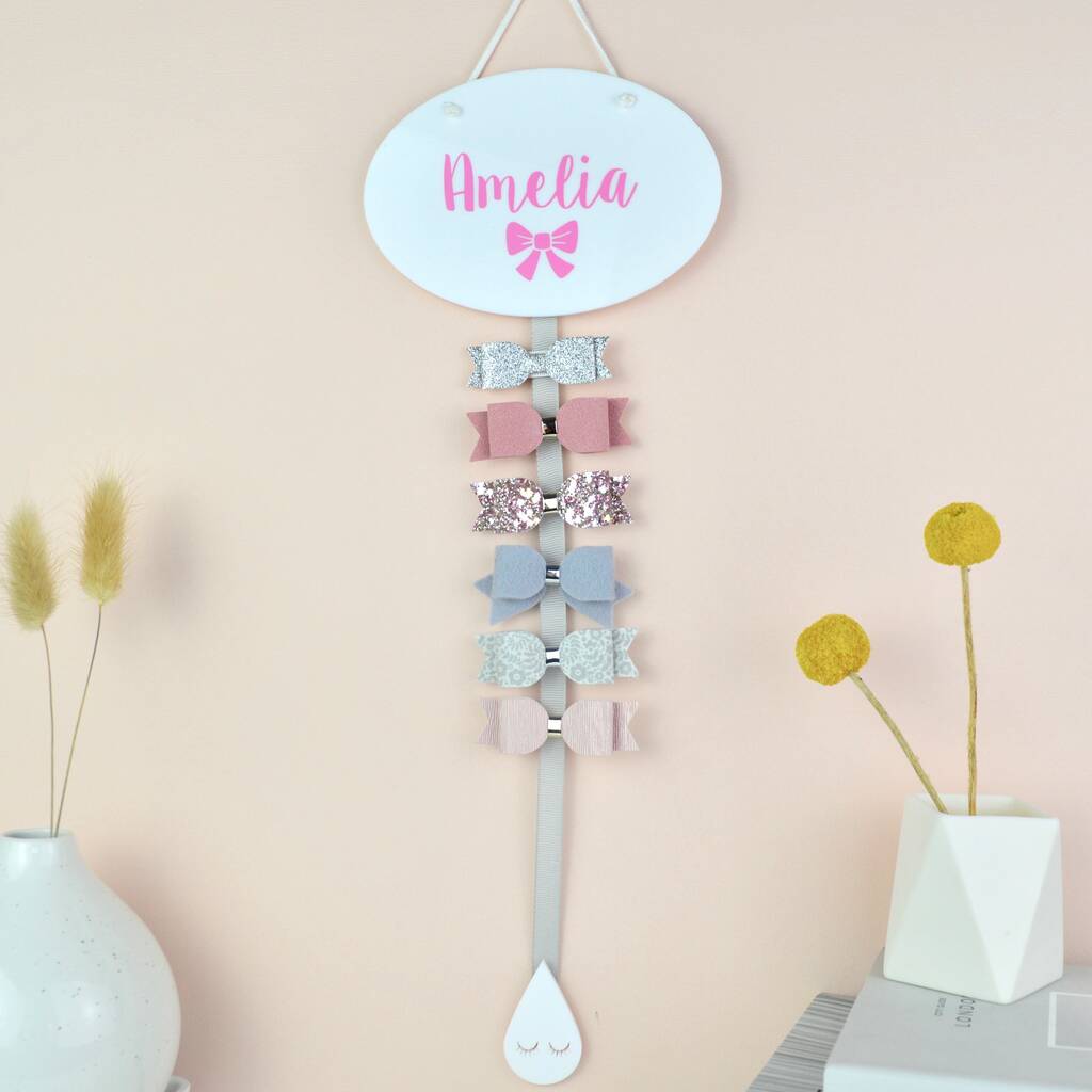 Personalised Hair Bows Hanger Bow Design, 1 of 12