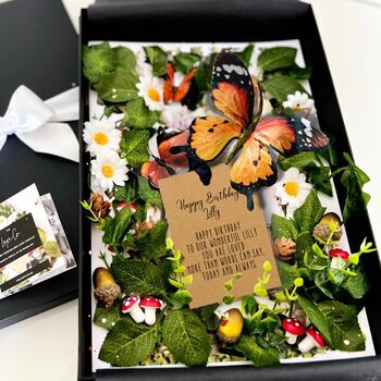 Scented Woodland Personalised Butterfly Birthday Cards, 4 of 6