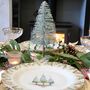 Snowy Alpine Christmas Table Decoration Set, thumbnail 3 of 5