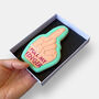 Snap My Finger Dad Joke Iced Biscuits Father's Day Letterbox Gift, thumbnail 3 of 11