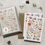 Delicate Floral Watercolours Note Cards And Envelopes, thumbnail 2 of 7