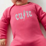 Cu/Te In The Style Of Ac/Dc Babygrow, thumbnail 1 of 3