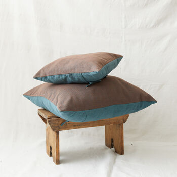 Fair Trade Diamond Weave Cotton Cushion Cover 60cm, 8 of 11