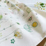 Wildflowers Printed Cotton Tea Towel, thumbnail 5 of 5