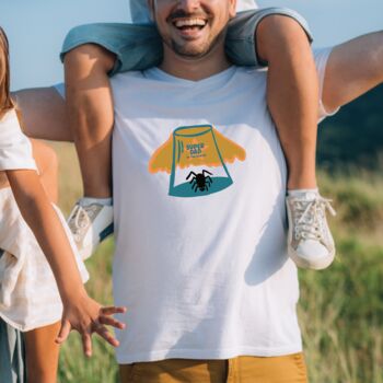 Super Dad To The Rescue Spider Catcher T Shirt, 2 of 6