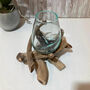 Small Molten Glass Nut Fruit Bowl On Driftwood Twig Home Decor Individual Gift, thumbnail 4 of 8