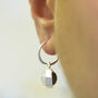Labradorite And Moonstone Twin Gold Plated Earrings, thumbnail 4 of 7