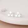 Sterling Silver Galaxy Star Stud Earrings – 8mm, thumbnail 2 of 7