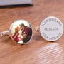Personalised Photo Upload Cufflinks, thumbnail 2 of 5