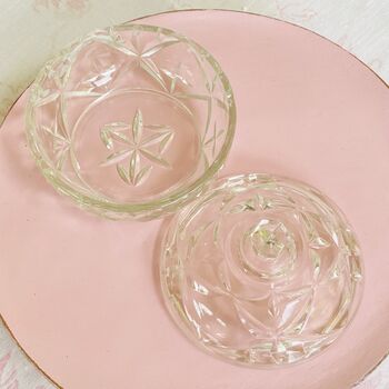 Antique Crystal Cut Glass Lidded Jam Pot / Bonbonniere ~ Seven, 12 of 12