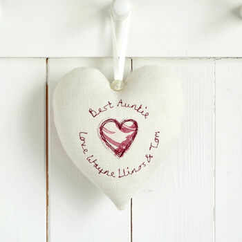 Personalised 50th Birthday Hanging Heart Gift For Her, 8 of 11