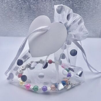 Personalised Memory Bracelet Remembrance Charm Bracelet, 12 of 12