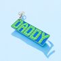 Brick Compatible Fathers Day Keyring, thumbnail 2 of 3