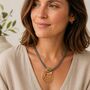 Harmony Rings Multi Strand Necklace, thumbnail 2 of 5