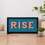 Rise Vintage Style Wall Art, thumbnail 1 of 3