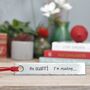 Personalised 11th Anniversary Gift, Steel Tassel Bookmark, thumbnail 3 of 11