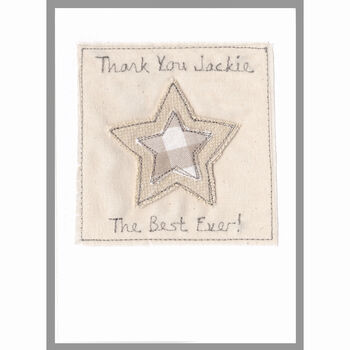 Personalised Star Teacher Christmas Card For Him Or Her, 6 of 12