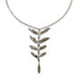 Botanical Silver Necklace, thumbnail 3 of 3