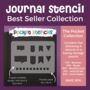 The Bestseller Collection: Pocket Journal Stencils, thumbnail 1 of 7