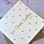 Personalised Heart Foiled Anniversary Card, thumbnail 5 of 5