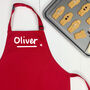 Kids Apron Personalised With Star, thumbnail 6 of 9