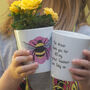 Bee Personalised Teacher Plant Pot Gift, thumbnail 1 of 3