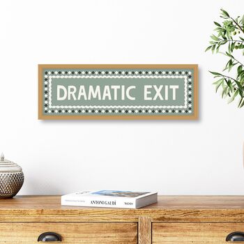 Framed Dramatic Exit Print, 2 of 5