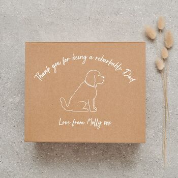 Personalised Cockapoo / Labradoodle Father's Day Hamper, 2 of 12