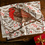 Christmas Robin Tea Towel, thumbnail 1 of 5