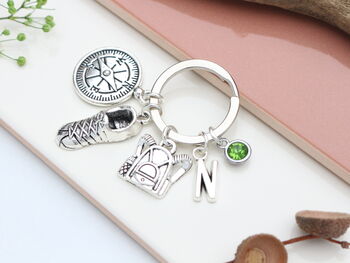 Hiking Personalised Keyring Walking Gift, 5 of 11