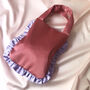 Colour Block Silk Marina Ruffle Bag, thumbnail 1 of 9