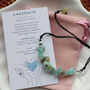 Amazonite Crystal Bracelet – Adjustable Cord, thumbnail 3 of 6